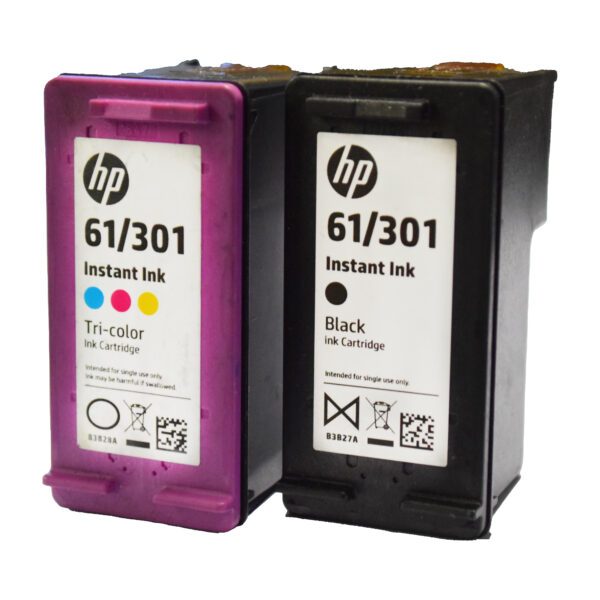 HP N°61/301 longue Instant Ink (noire ou couleurs)