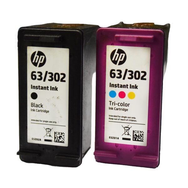 HP N°63/302 longue Instant Ink (noire ou couleurs)