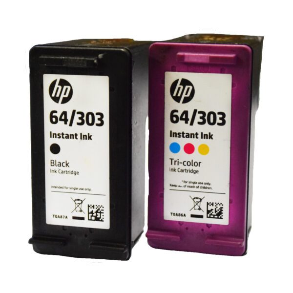 HP N°64/303 longue Instant Ink (noire ou couleurs)