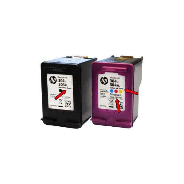 HP N°304 Setup H ou Instant Ink (noire ou couleurs)