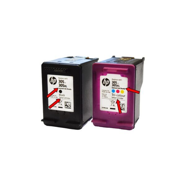 HP N°305 Setup H ou Instant Ink (noire ou couleurs)